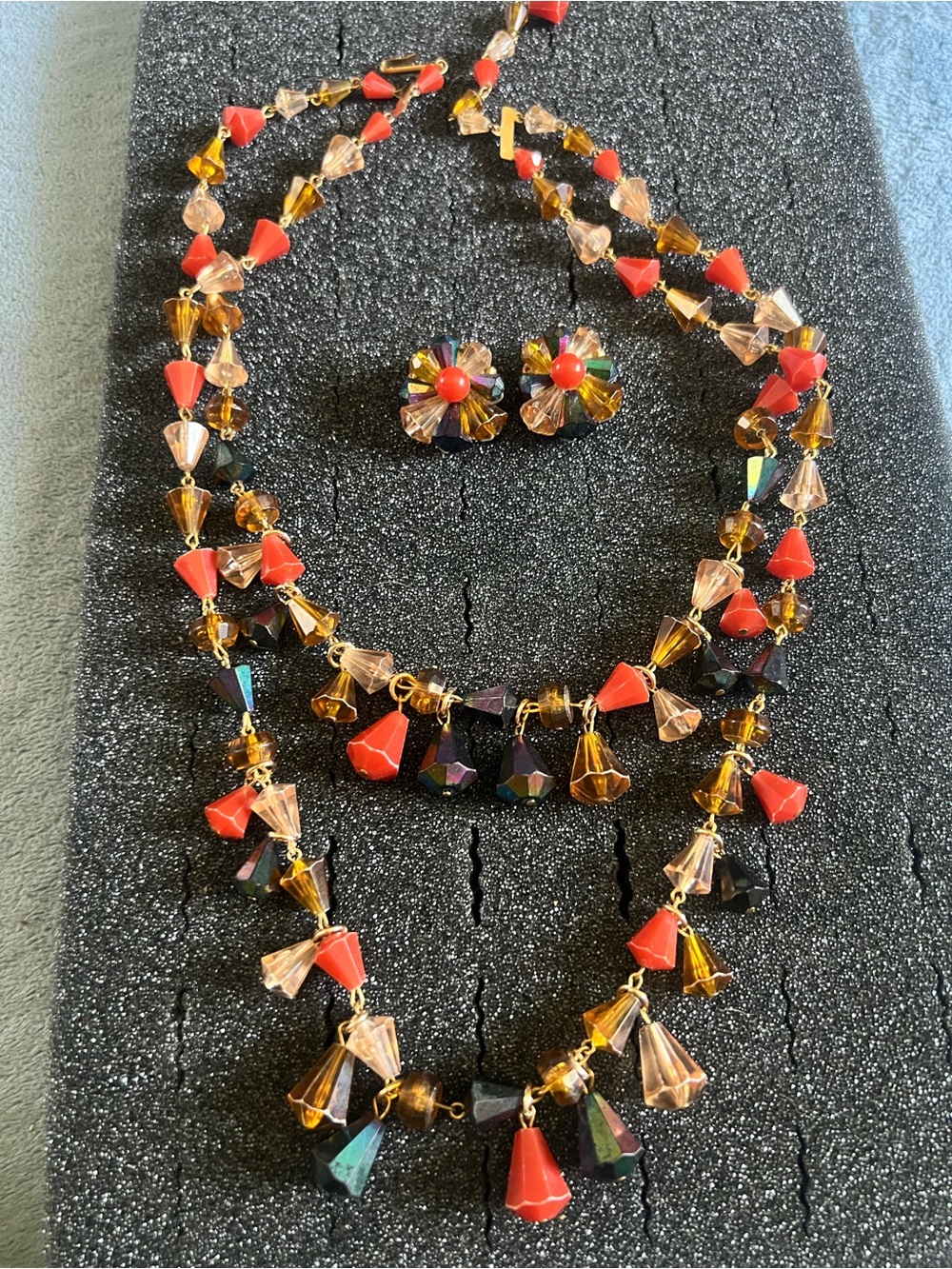 Vintage Germany Necklace and earrings set